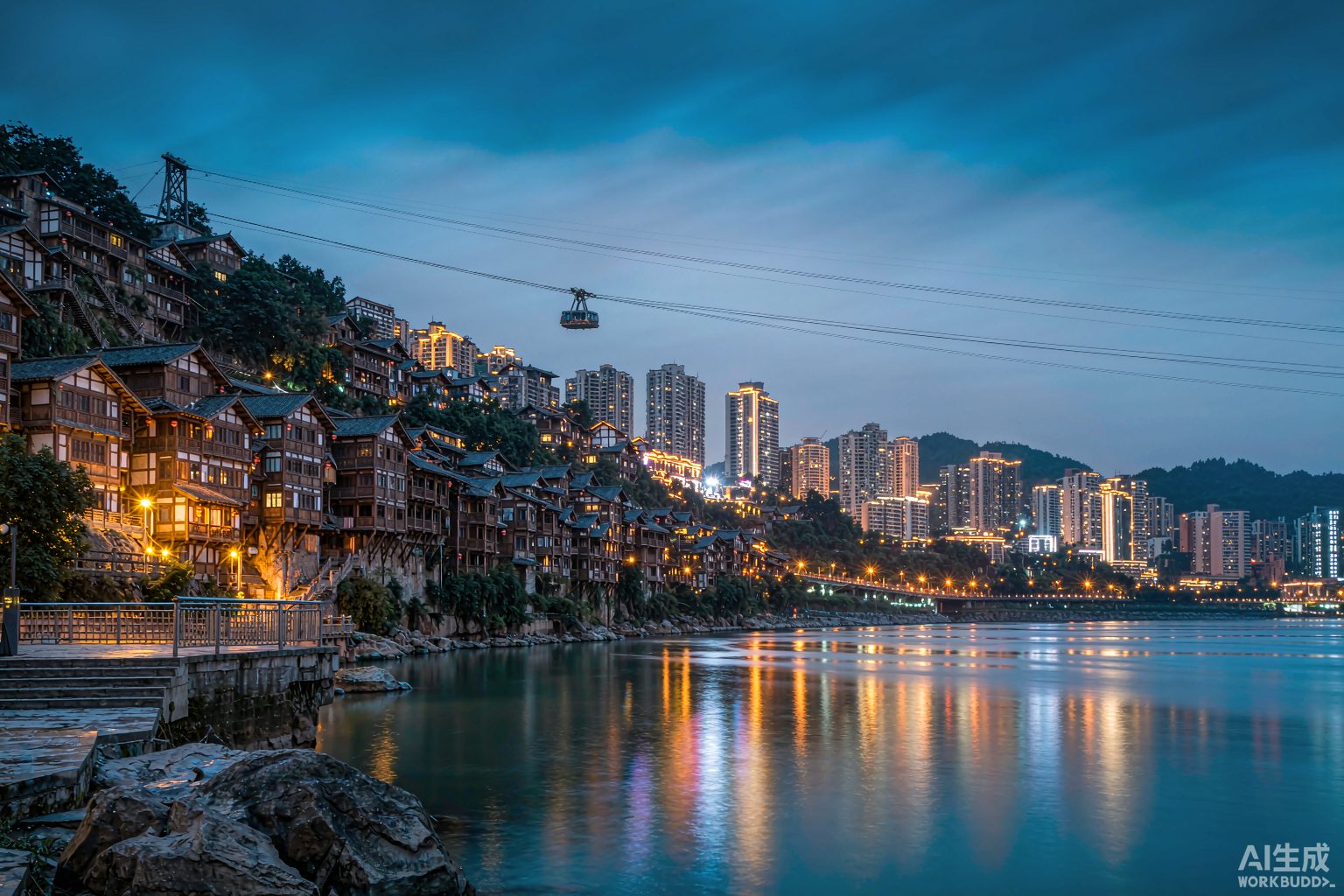 重庆山城夜景